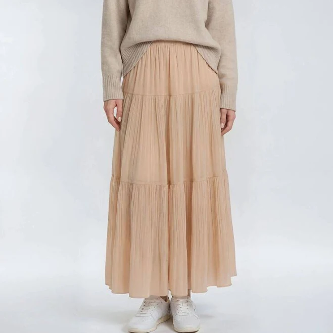 skirt Forever 21 Women's Tiered Chiffon Maxi Skirt Forever 21 $19.99