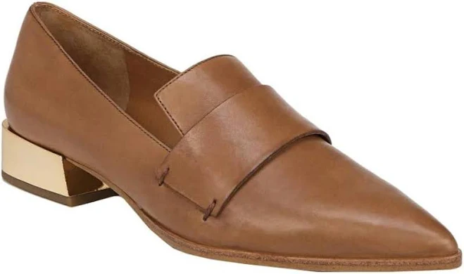 shoes Franco Sarto Women's Nebby Pointed Toe Penny Loafers, Tan Leather, eBay - g-m-b-a $83.94