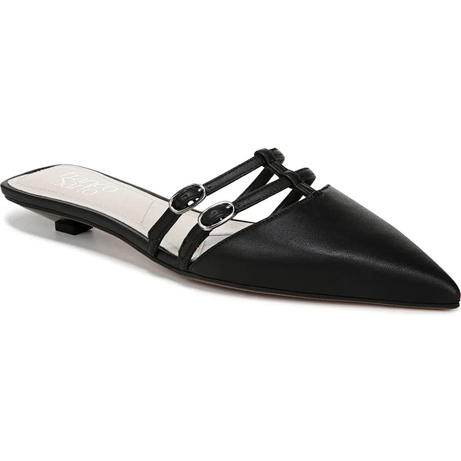 shoes Franco Sarto Women's Pia Pointed Toe Faux Leather Mules Macy's $84