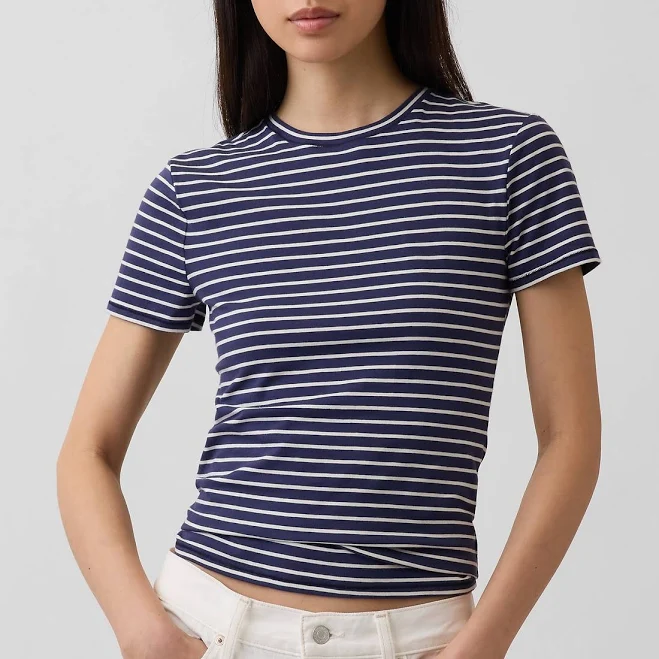 top Gap Women's Closeknit Jersey T-Shirt Gap $23