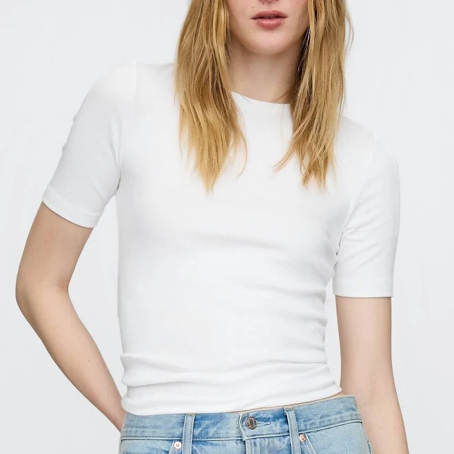 top Gap Women's Modern Crewneck T-Shirt Gap $9