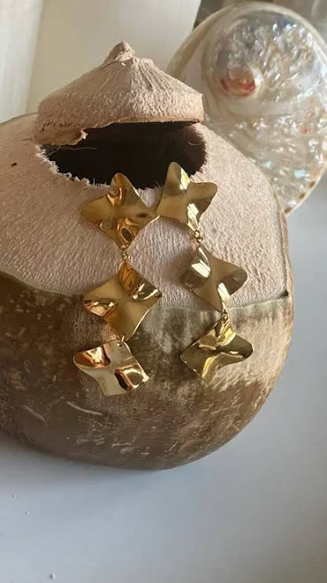 accessory Geometric Drop Earrings Etsy - Seller $27.49