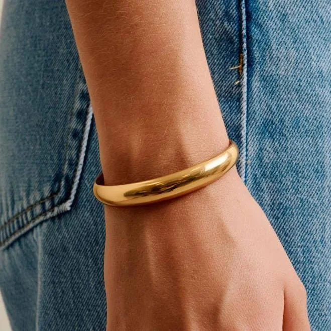 accessory Gold Bold Cuff Bracelet Etsy - Asterodea $51.93