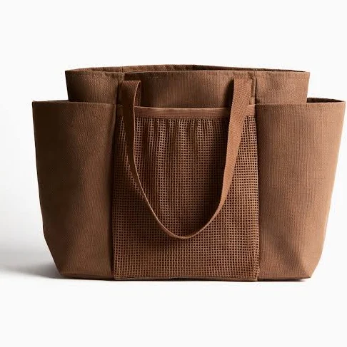 bag H&M Home Beige Large Jute-Blend Shopper H&M $29.99