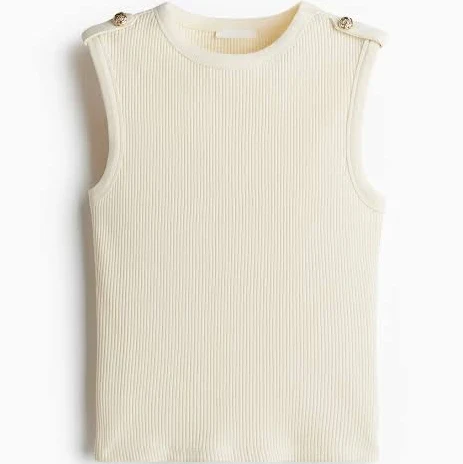 top H&M Ladies Ribbed Tank Top H&M $24.99