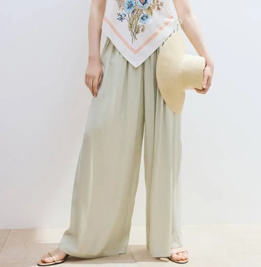 pants H&M Ladies Wide-Leg Drawstring Pants H&M $34.99