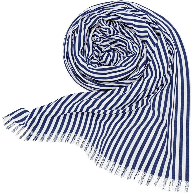 accessory Hamptons Classic Fringe Scarf Etsy - PresentMindGifts $55