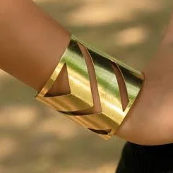 accessory Handmade Recycled Brass Statement Cuff Bracelet Etsy - Seller $47.7