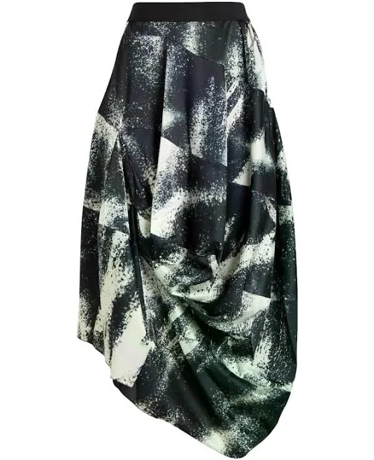 skirt High Abstract-Print Midi Skirt Editorialist $758