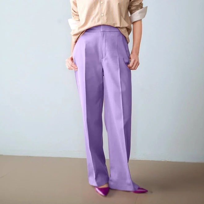 pants High-Waisted Relaxed Fit Linen Wide Leg Pants Etsy - Seller $89.25