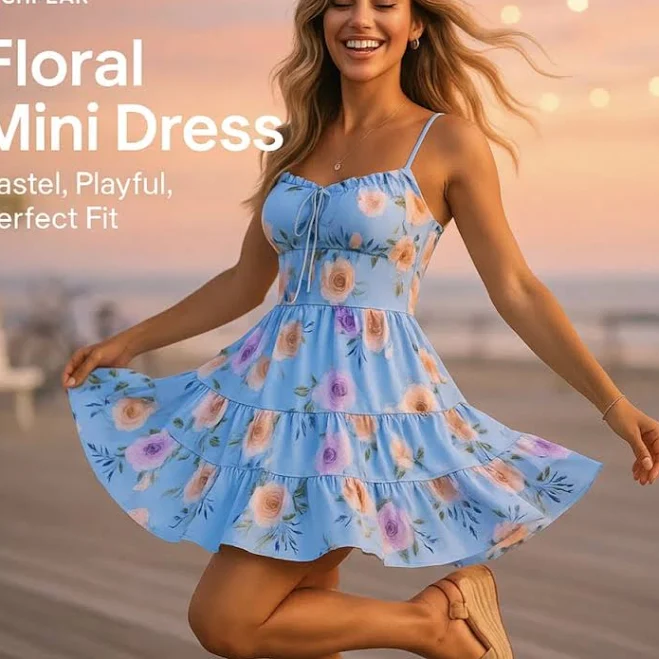 dress HighPeak Women's Floral Mini Dress HighPeak $36.86