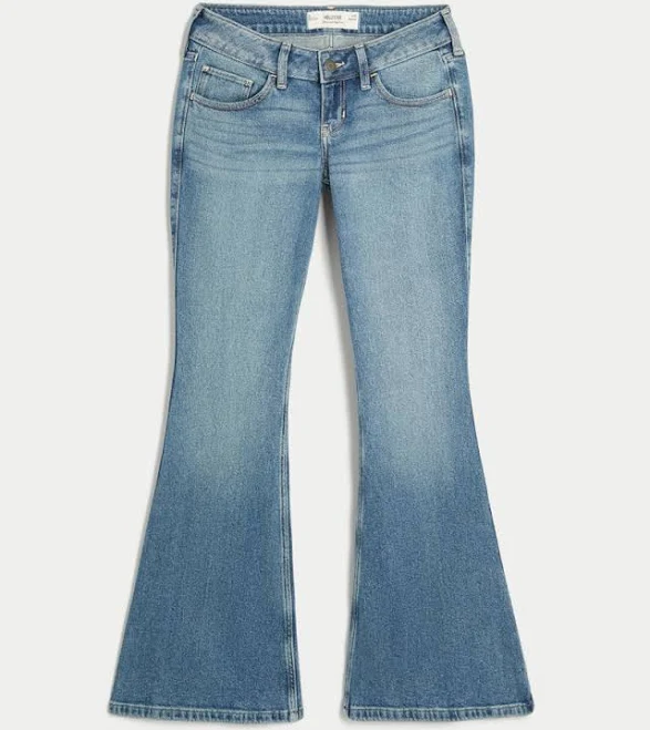 pants Hollister Women's Ultra Low-Rise Flare Jeans Hollister Co - Official $19.99