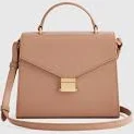 bag Italian Leather Top Handle Crossbody Satchel Quince $99.9