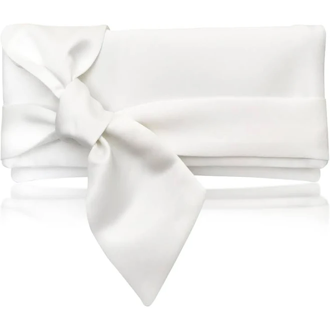 bag Ivory satin bridal clutch handbag PIPER Strap Emma Gordon London $77.37
