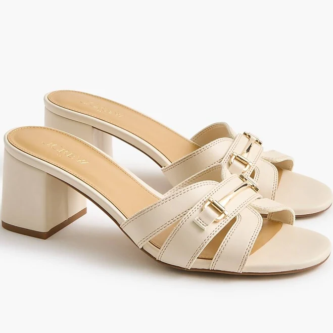shoes J.Crew Women's Bit Heeled Mules J.Crew Factory $59.5