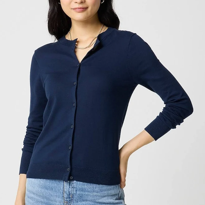 cardigan J.Crew Women's Classic Cotton Cardigan Sweater J.Crew Factory $46.5