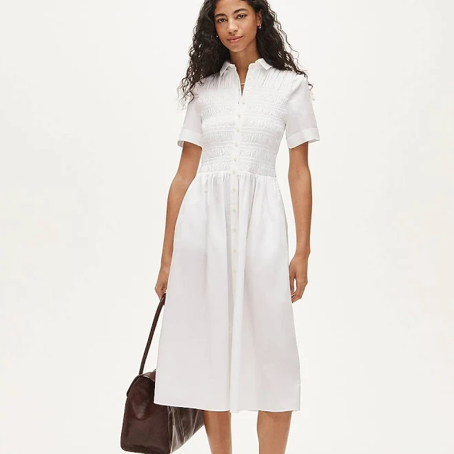 dress J.Crew Women's Elsie Cotton Poplin Shirt-Dress J.Crew $116.5