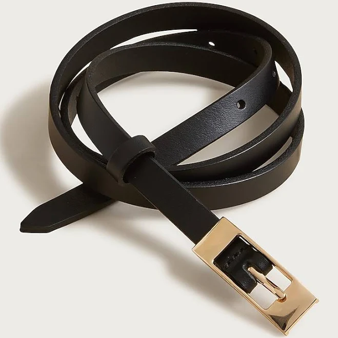 accessory J.Crew Women's Skinny Italian Leather Belt J.Crew $49.5