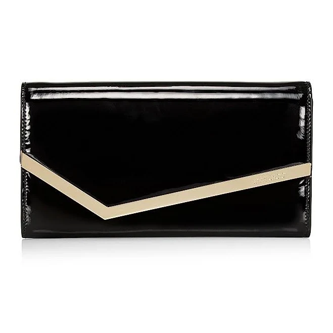 bag Jimmy Choo Women's Emmie Leather Clutch Saks Fifth Avenue $950