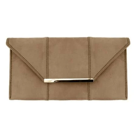 bag JNB Fabianny Women's Faux Microsuede Envelope Clutch Walmart - Fabianny $37.95