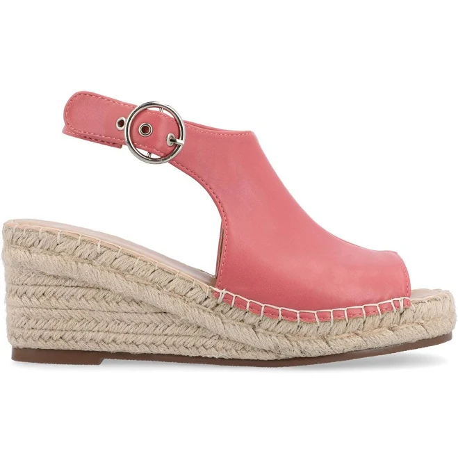 shoes Journee Collection Women's Crew Wedge Sandals Journee Collection $59.99