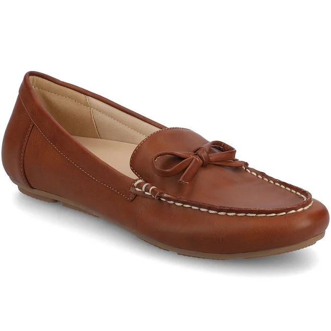 shoes Journee Collection Women's Novella Wide Round Toe Loafers Kohl's $43.34