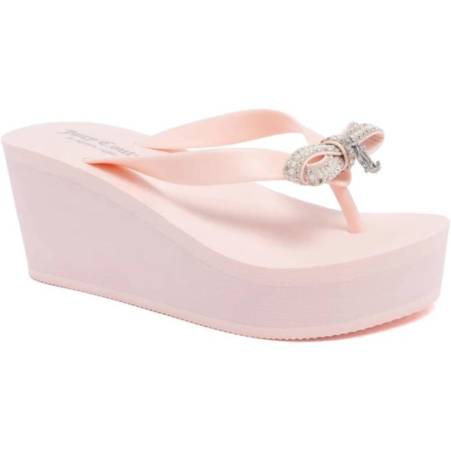 shoes Juicy Couture Women's Boujee Platform Thong Wedge Sandals Macy's $29.4