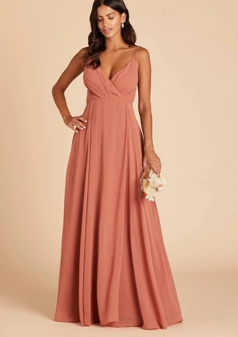 dress Kaia Chiffon Bridesmaid Dress Birdy Grey $125