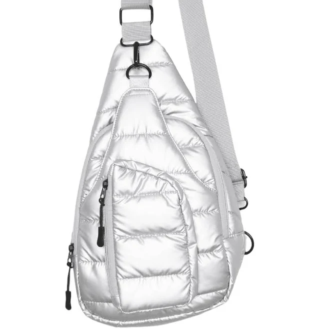 bag Katydid Metallic Sling Crossbody Bag Katydid.com $36