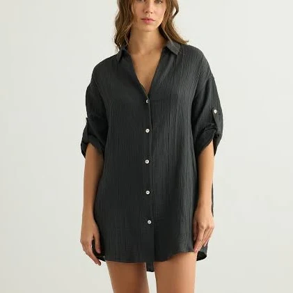 shirt dress Kaya Oversized Shirt Dress The Handloom $165
