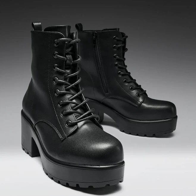 shoes Koi Melbourne Chunky Military Lace-Up Boots KOI Footwear Official $89
