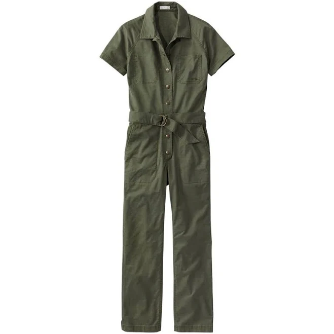 jumpsuit L.L.Bean Women's Signature Cotton/ Tencel Utility Jumpsuit Poshmark $75