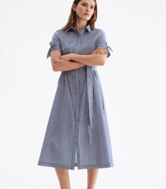 shirt dress Ladies H&M Short-Sleeved Shirt Dress H&M $44.99