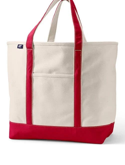 bag Lands' End Medium 5 Pocket Open Top Canvas Tote Bag Nordstrom $39.95