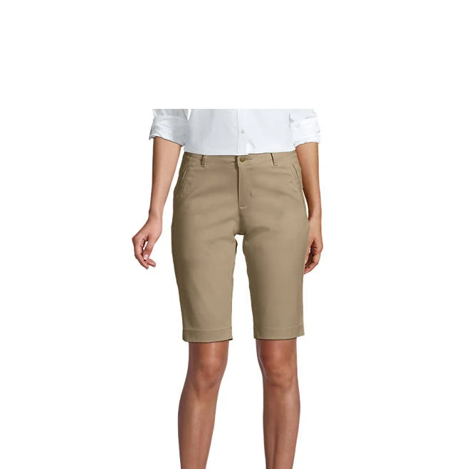 shorts Lands' End Women's Stretch Chino Bermuda Shorts Lands' End $39.95