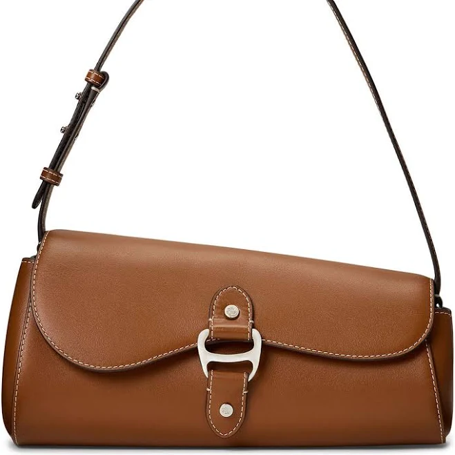 bag Lauren Ralph Lauren Leather Medium Tasha East-West Bag Dillard's $195