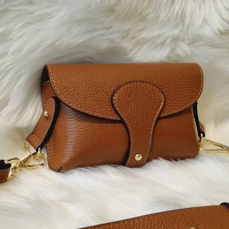 bag Leather Crossbody Bag with Gold Hardware Etsy - Seller $50.53