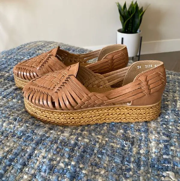 shoes Leather Huarache Espadrilles Etsy - ShopModernLatina $59.99