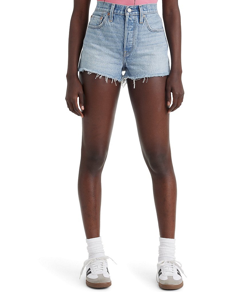 shorts Levi's 501 High Rise Frayed Hem Cut Off Shorts Dillard's $17.49