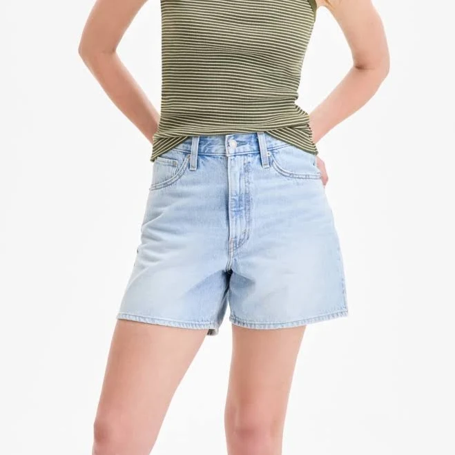 bottom Levi's Women's Cinch Mid-Thigh Denim Shorts Macy's $54.99