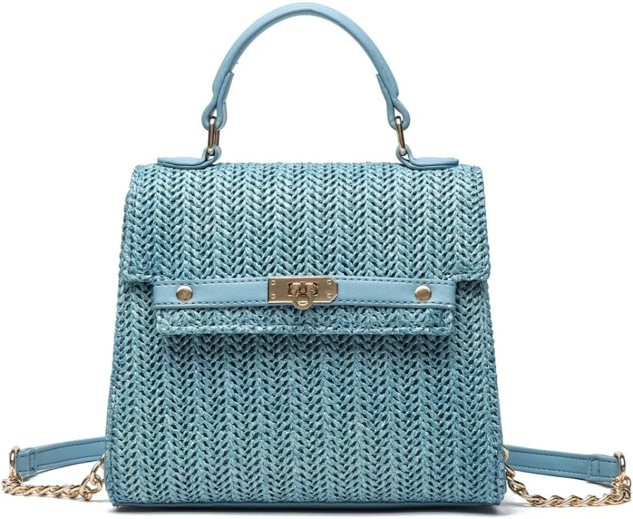 bag LIKE DREAMS Women's Neo Mini Straw Crossbody Bag Macy's $29.37
