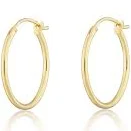 accessory Lily Charmed Gold Plated Hoop Earrings Lily Charmed $45