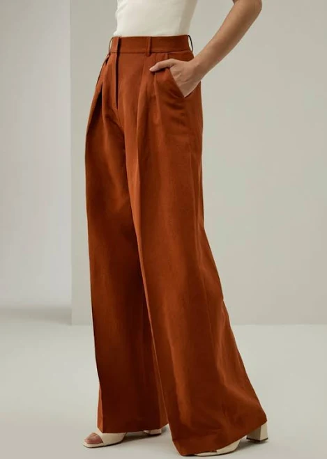 trousers LILYSILK Ladies Silk Pants Linen Silk LilySilk $219