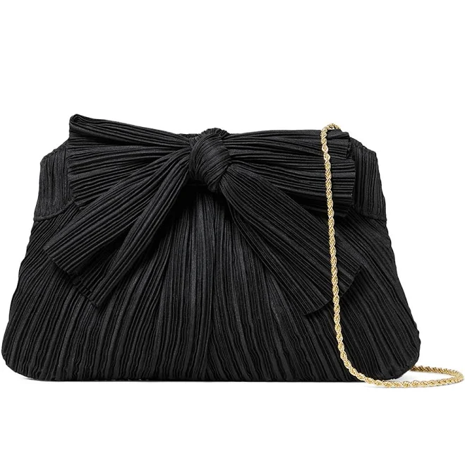 bag Loeffler Randall Rayne Pleated Bow Clutch Bloomingdale's $221.25