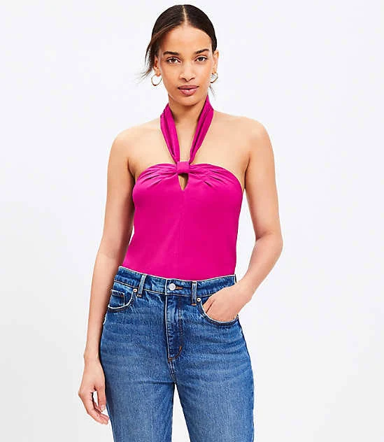 top Loft Women's Keyhole Halter Top LOFT $11.2