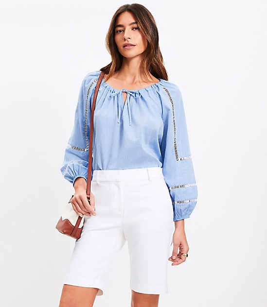 shorts Loft Women's Riviera Doubleweave Bermuda Shorts LOFT $18.85