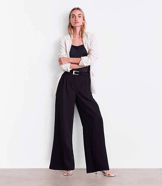 pants Loft Women's Versa Crepe Drape Palazzo Pants LOFT $39.98