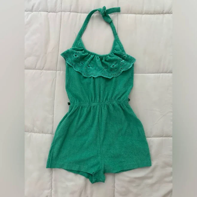 romper Los Angeles BC Vintage 70's Terry Cloth Halter Romper Poshmark $79
