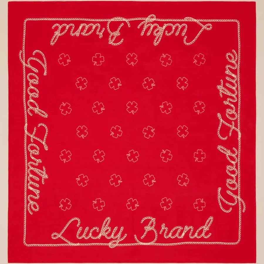 accessory Lucky Brand Women's Lucky Clover Bandana Lucky Brand $17.25