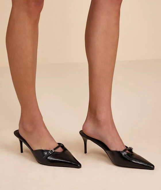 shoes Lulus Pointed-Toe Mule Pumps Lulus $14